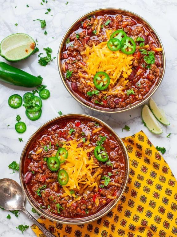 Smoky Texas Chili with Chipotle and Bacon