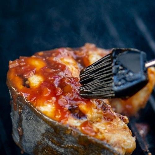 Smoky Thrasher Shark Steaks with Chipotle Glaze
