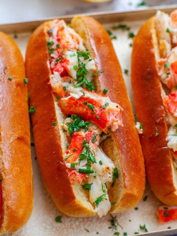 Snow Crab Roll Sandwiches