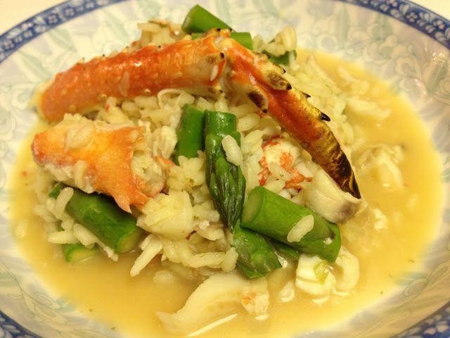 Snow Crab and Asparagus Risotto