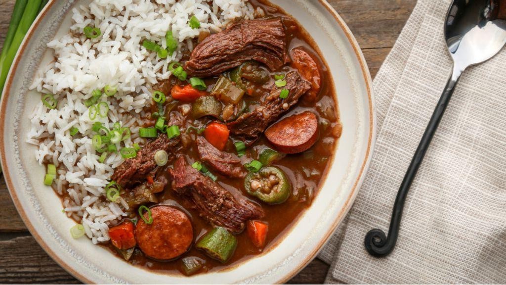 Snow Goose Gumbo with Andouille Sausage