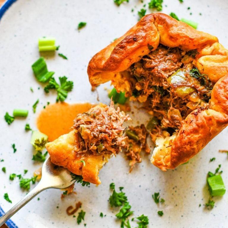 Snow Goose Pot Pie with Flaky Crust