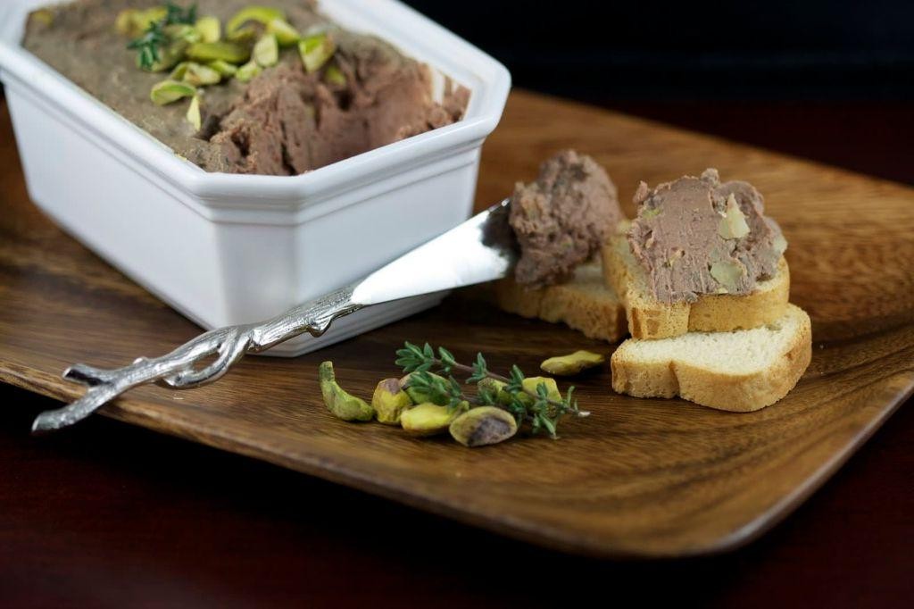 Snow Goose Pâté with Cognac and Pistachios