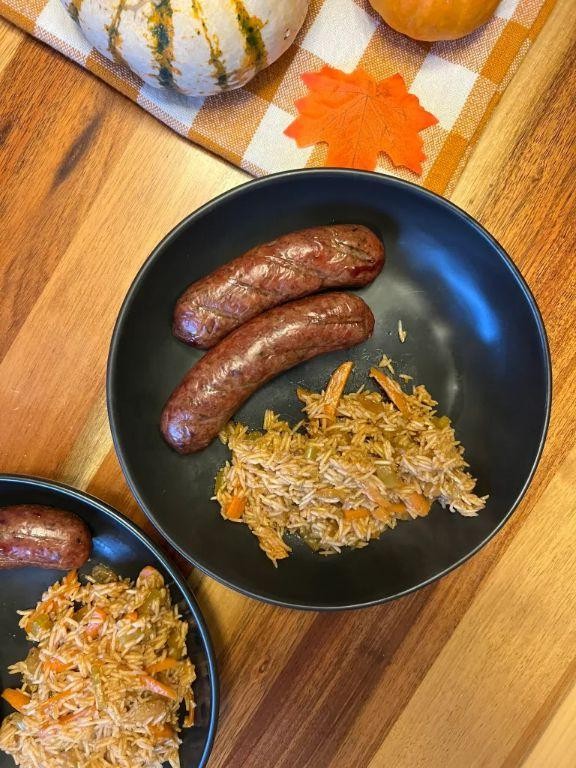 Snow Goose Sausage with Sage and Thyme