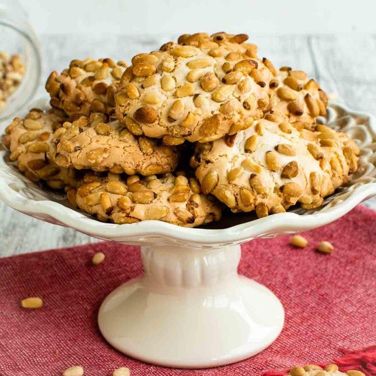 Soft Italian Vanilla Pignoli Cookies