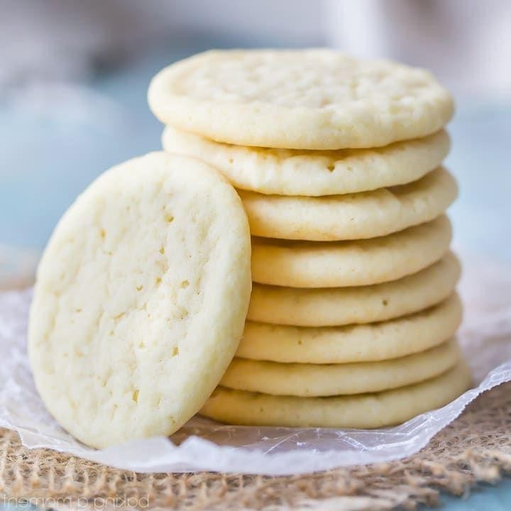 Soft and Chewy Vanilla Sugar Cookies