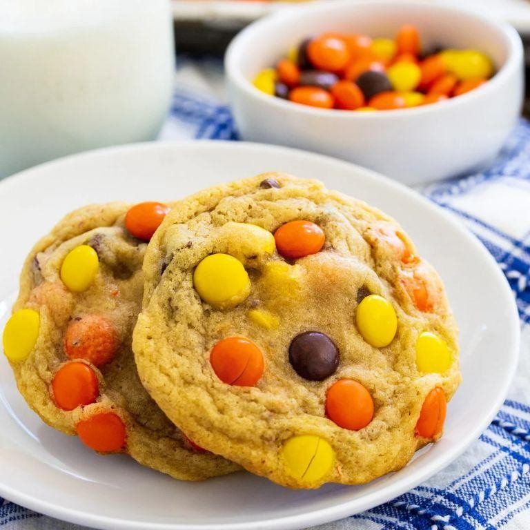 Soft-Baked Reese Pieces Cookies