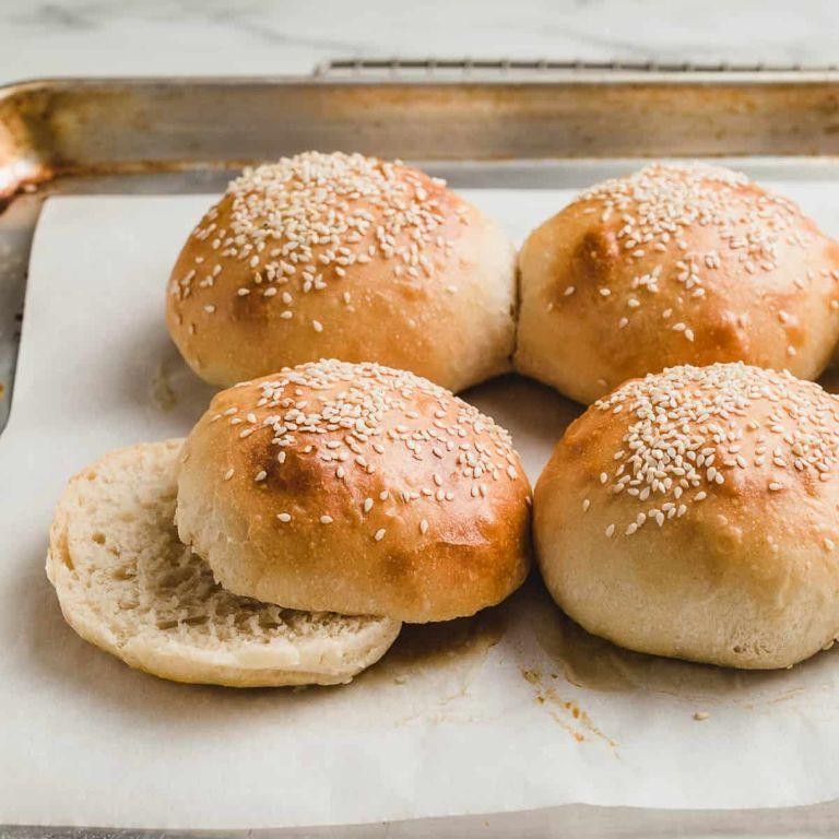 Sourdough Hamburger Buns