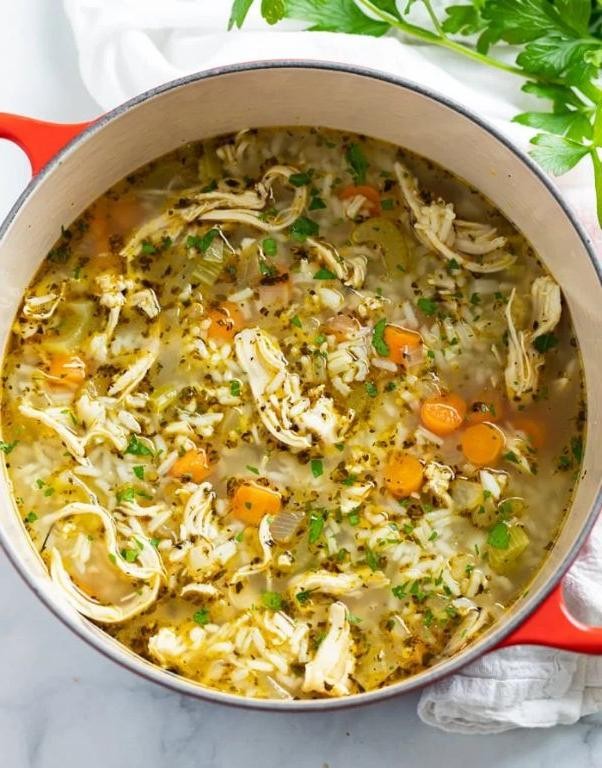 Southern Chicken and Rice Soup