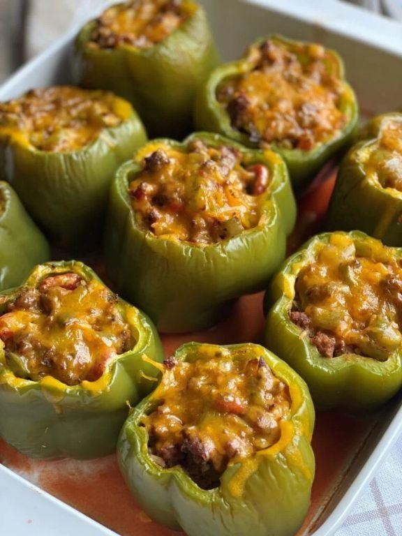 Southern-Style Stuffed Bell Peppers