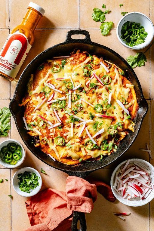 Southwest-Style Chicken Enchilada Casserole