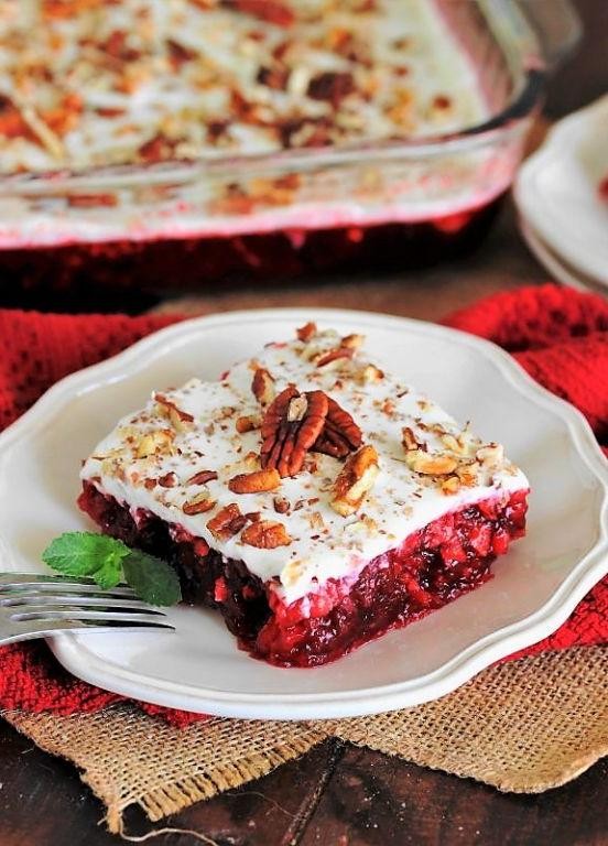 Sparkling Cranberry Jello Salad