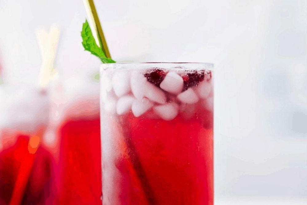Sparkling Pomegranate Lemonade