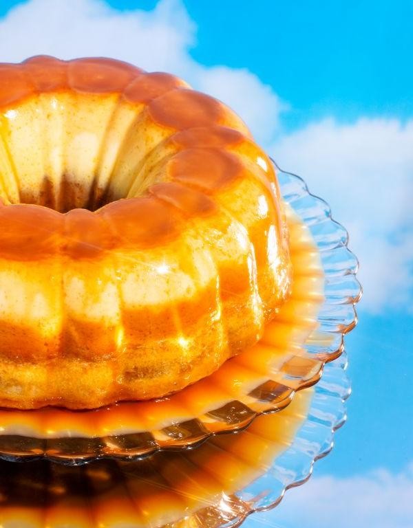 Spiced Choco Flan Cake with Cardamom