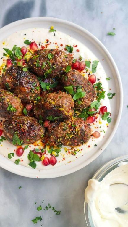 Spiced Lamb Kofta with Tahini Sauce