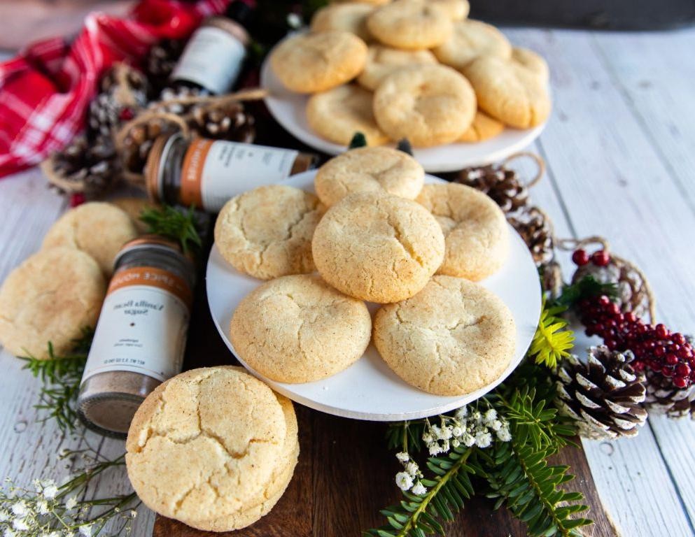Spiced Vanilla Sugar Cookies