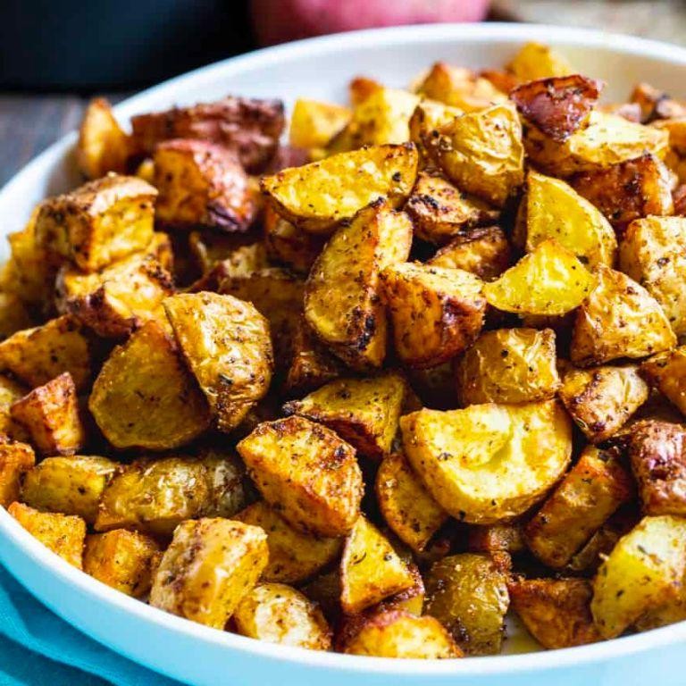 Spicy Air Fryer Cajun Potato Cubes