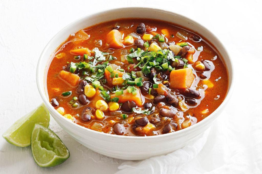 Spicy Black Bean and Corn Soup