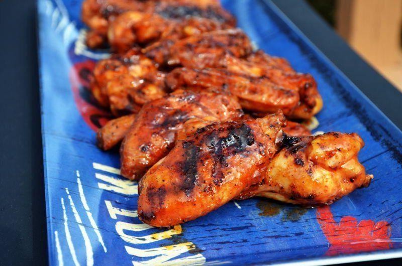 Spicy Buffalo Trace BBQ Chicken Wings