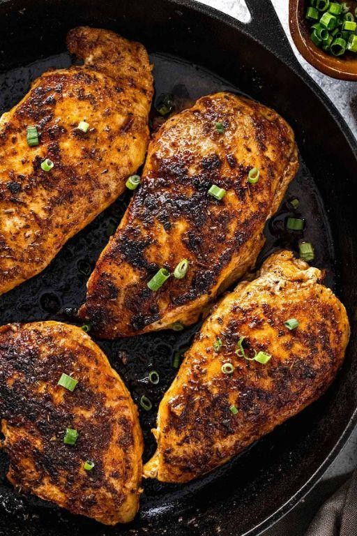 Spicy Cajun Chicken Breast Skillet