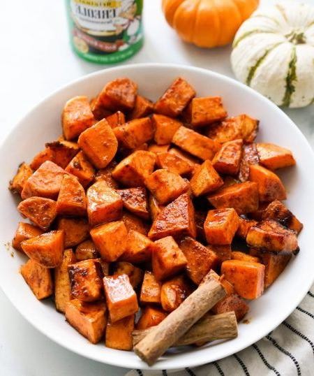 Spicy Cajun Diced Sweet Potatoes