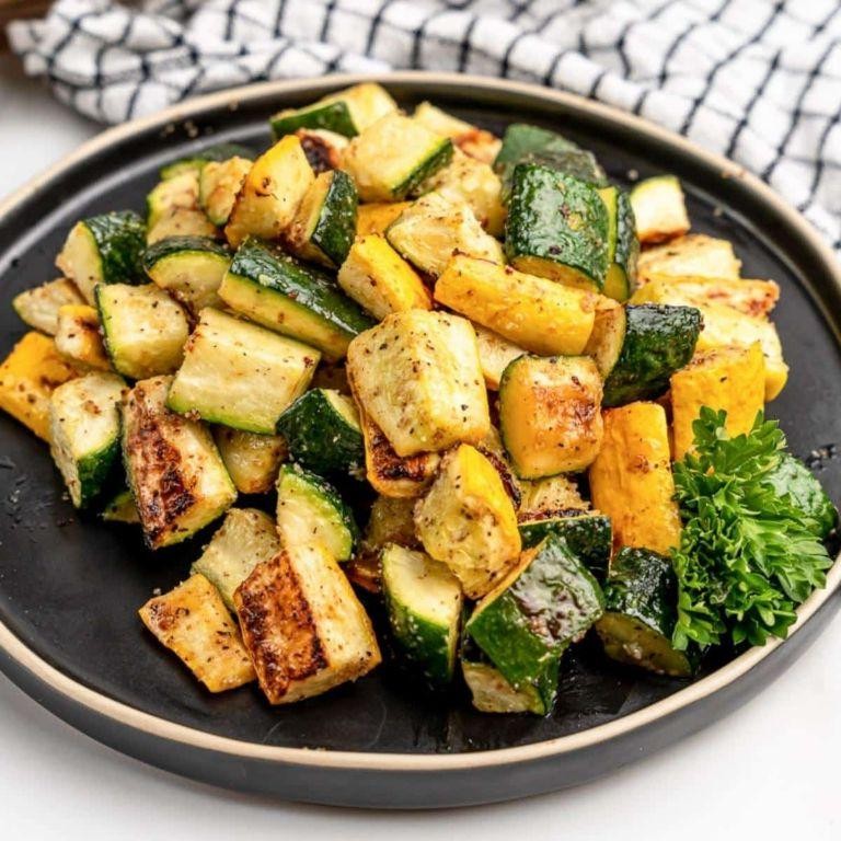 Spicy Cajun Roasted Zucchini and Squash