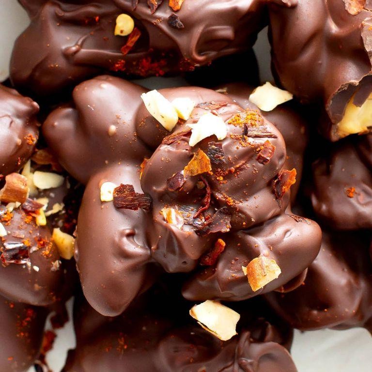 Spicy Chili Peanut Clusters