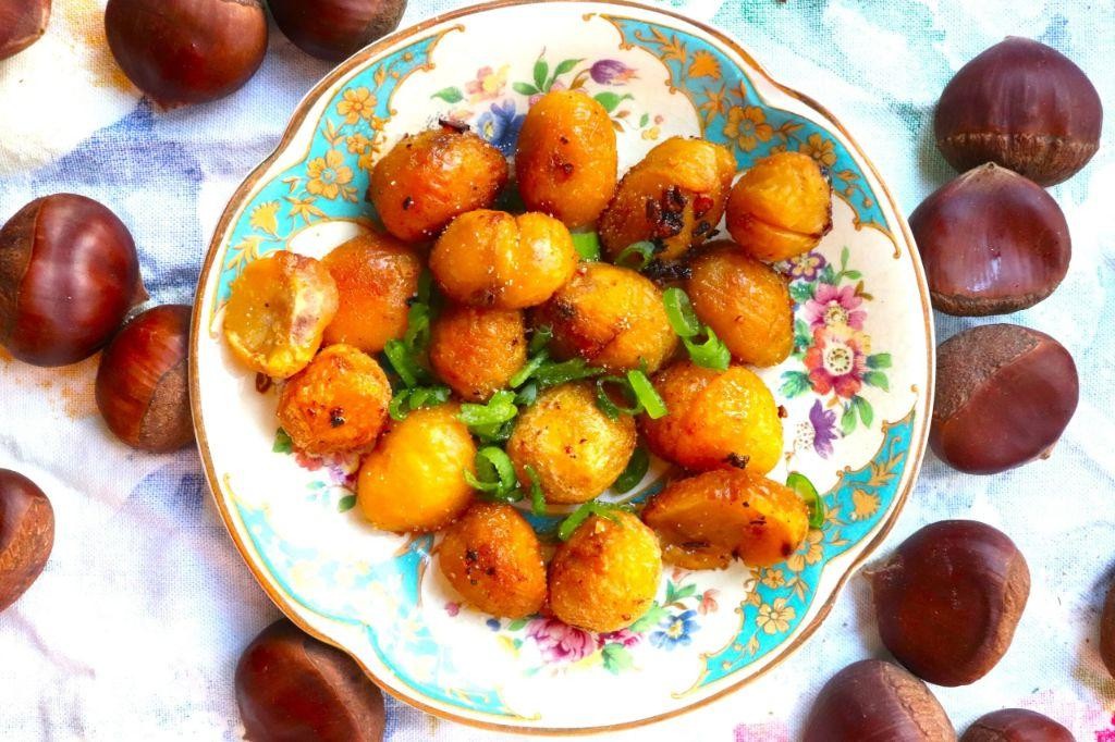 Spicy Chili Roasted Chestnuts