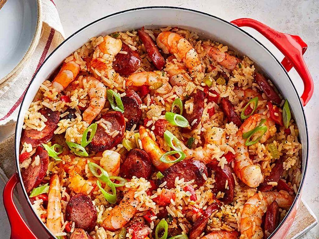 Spicy Eckrich Sausage Jambalaya