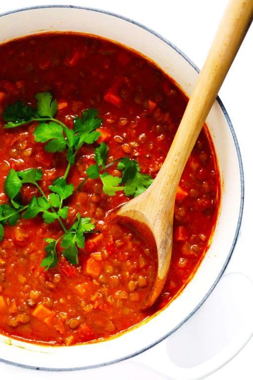 Spicy French Lentil and Tomato Curry