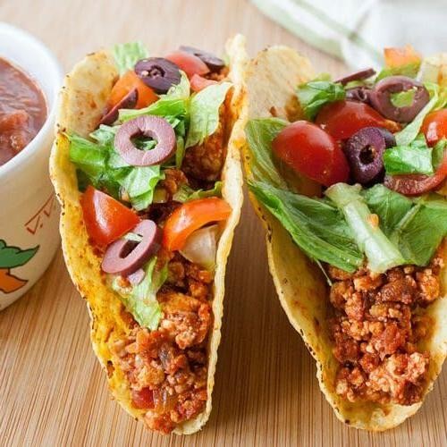 Spicy Frozen Tofu Tacos