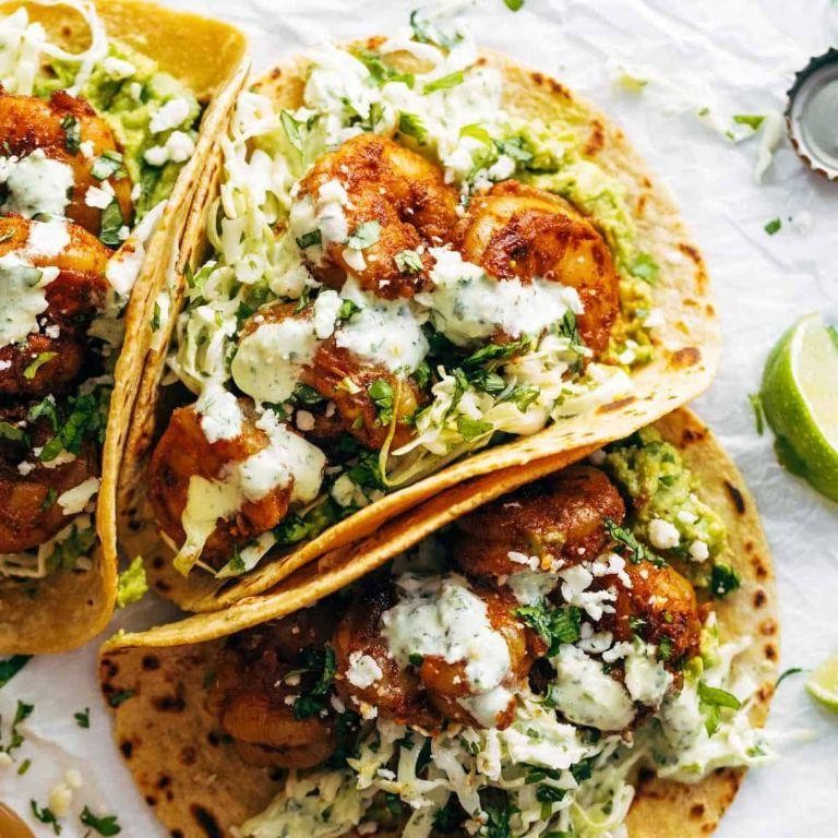 Spicy Griddle Shrimp Tacos
