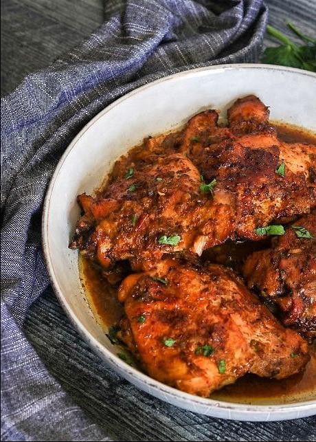 Spicy Habanero Pineapple Glazed Chicken