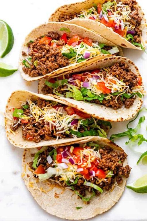 Spicy Homemade Beef Tacos