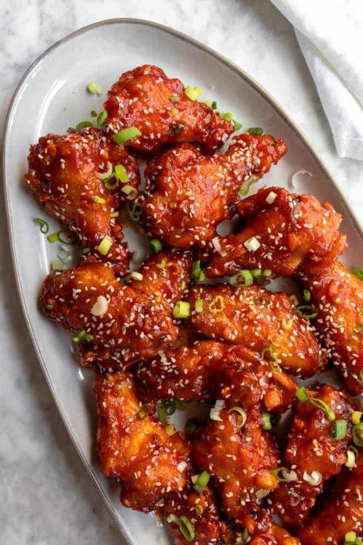 Spicy Honey Glazed Chicken Wings