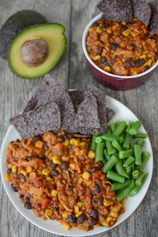 Spicy Instant Pot Farro with Black Beans and Avocado