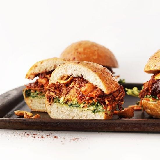 Spicy Jackfruit BBQ Sandwiches
