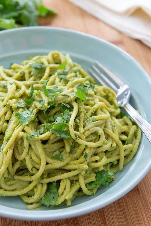 Spicy Jalapeño Green Spaghetti