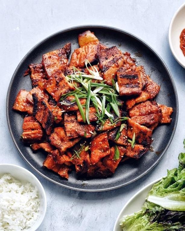 Spicy Korean BBQ Pork Belly