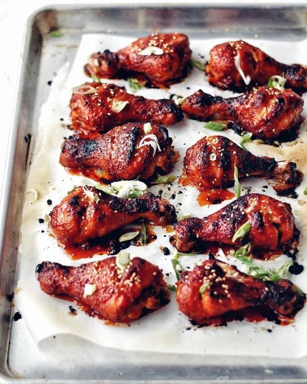 Spicy Korean Gochujang Chicken Drumsticks