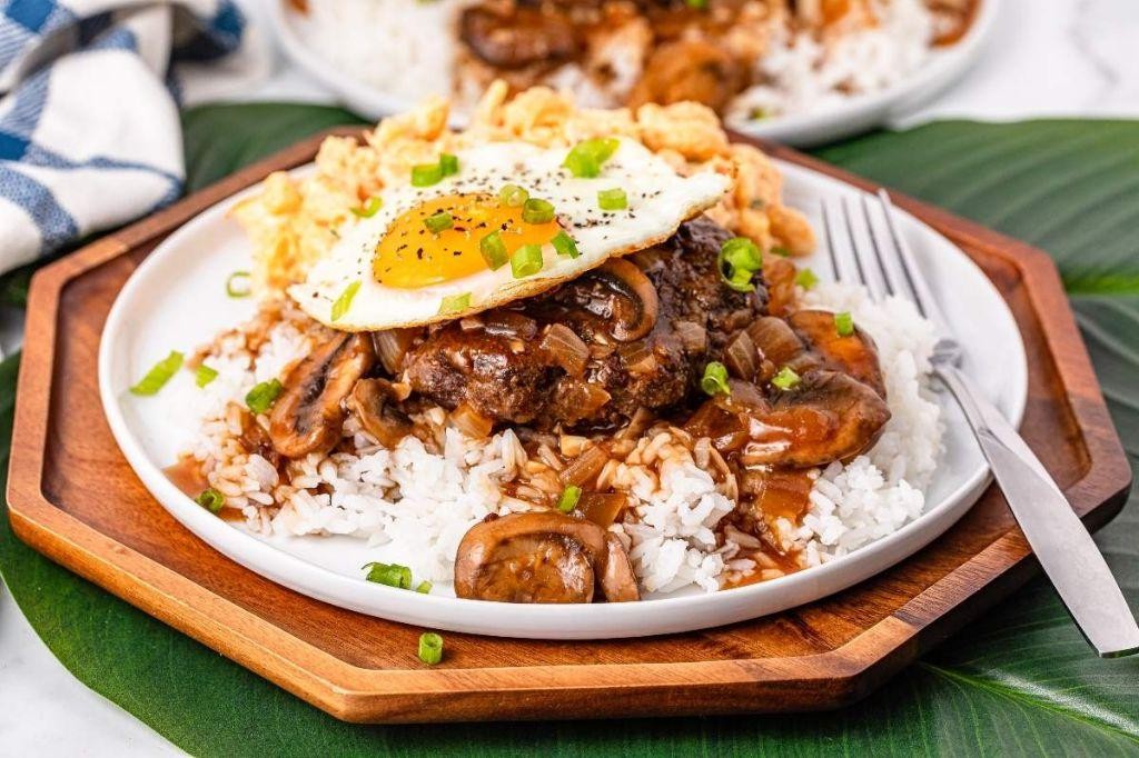 Spicy Loco Moco with Jalapeño Gravy