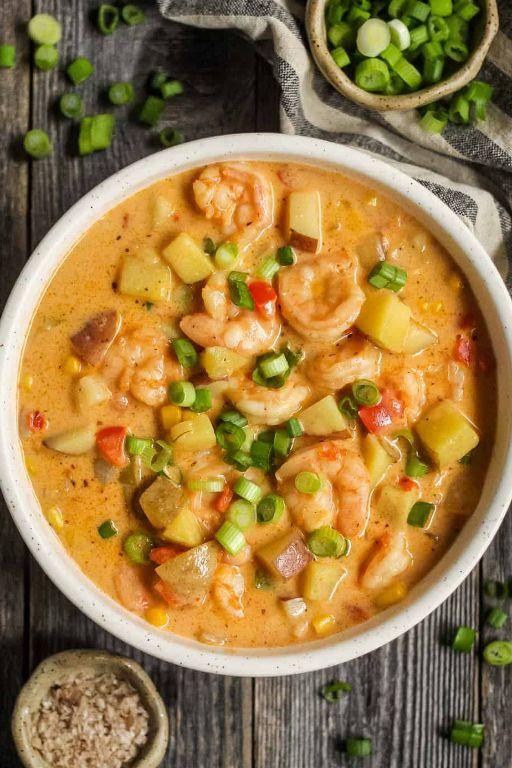 Spicy Shrimp and Corn Soup