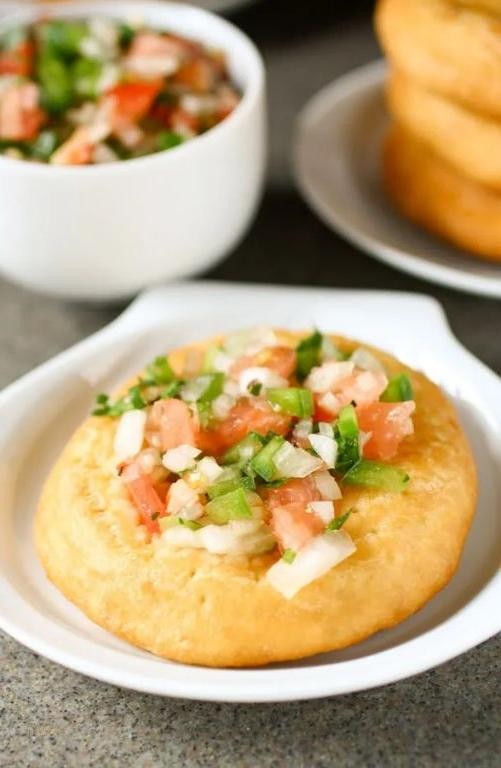 Spicy Sopaipillas with Jalapeño Salsa