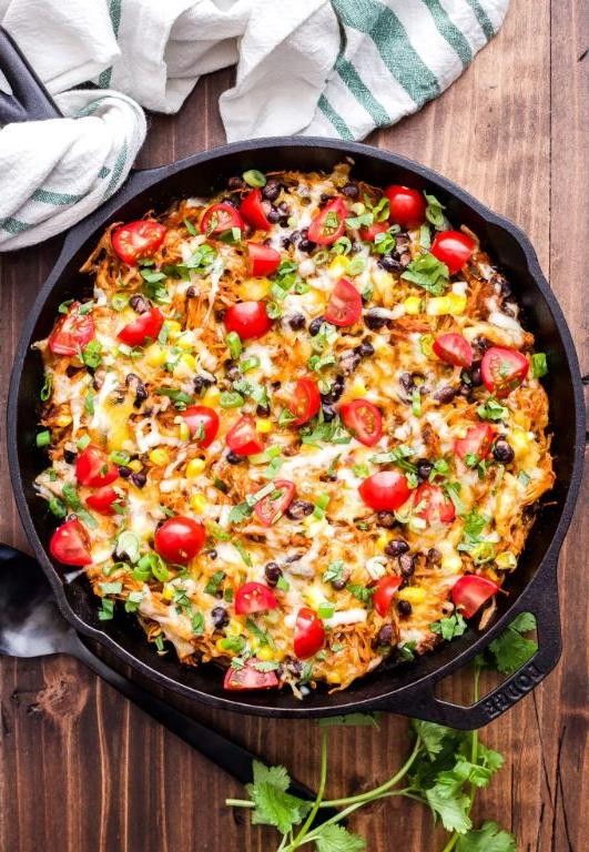 Spicy Southwest Spaghetti Squash Casserole