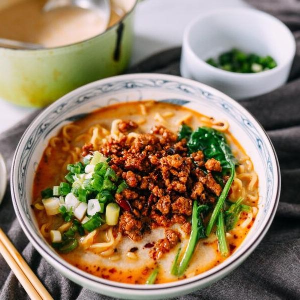 Spicy Tantanmen Ramen with Ground Pork