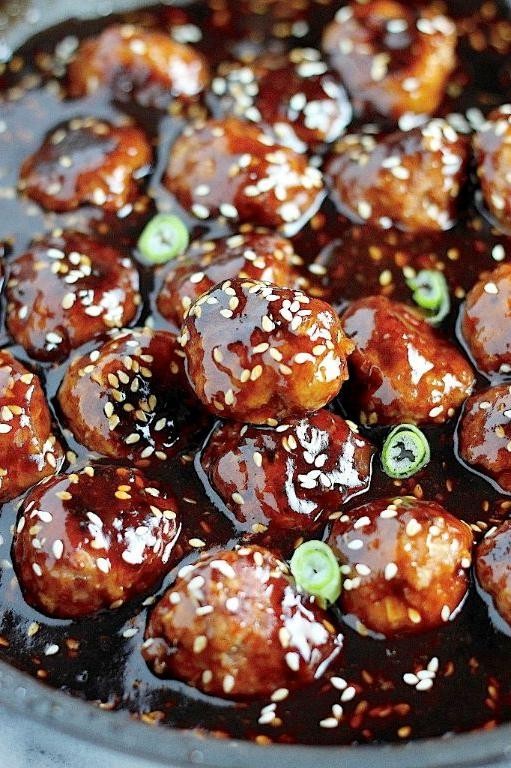 Spicy Teriyaki Meatballs