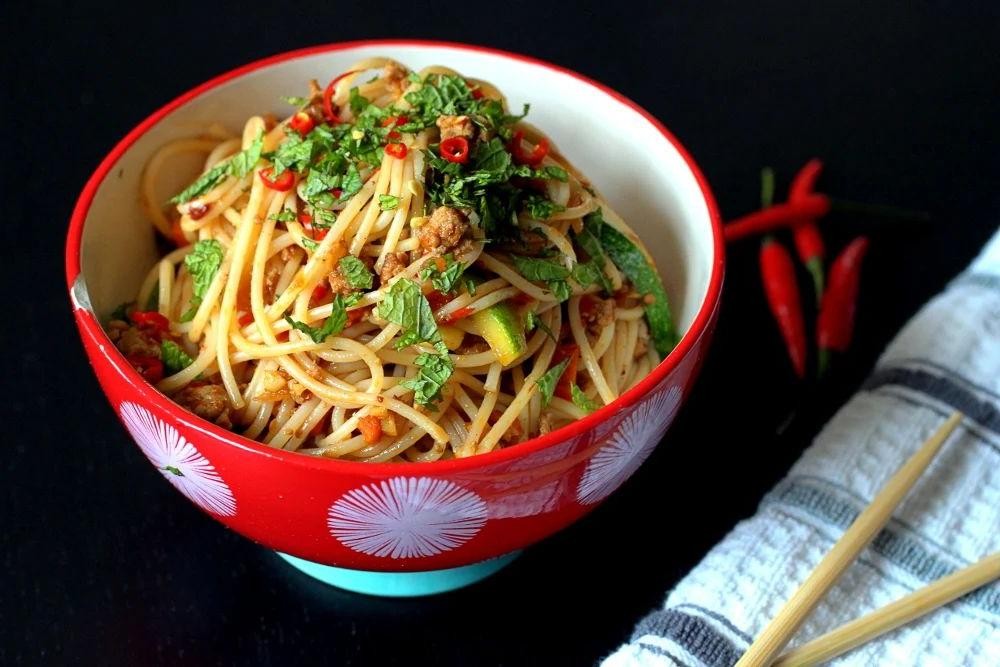 Spicy Teriyaki Noodle Bowl