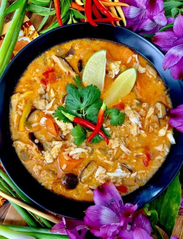 Spicy Thai Crab Soup