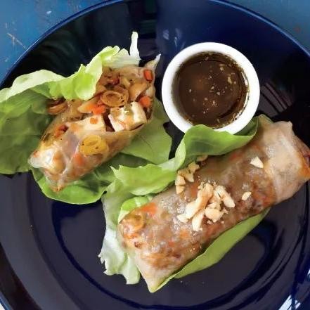 Spicy Tofu Spring Rolls