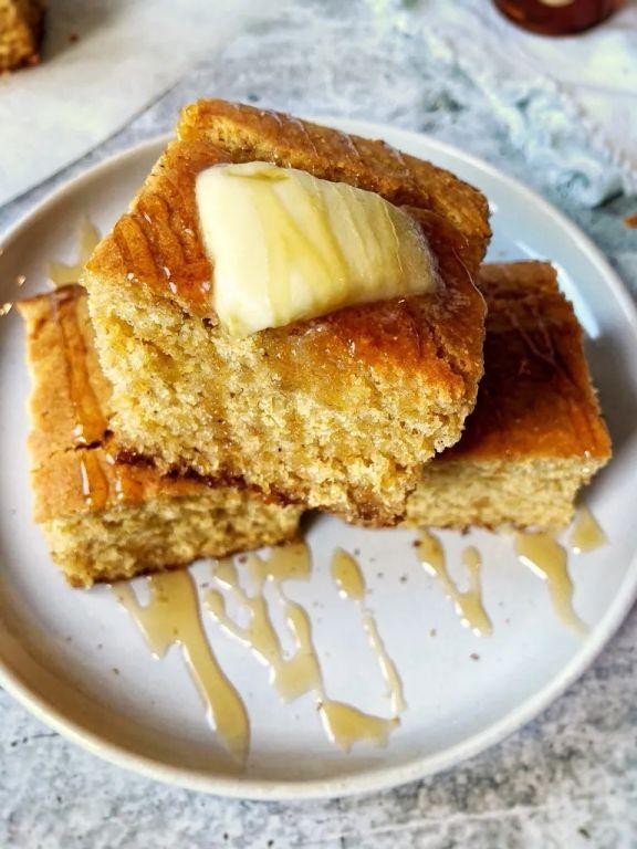 Spicy honey butter cornbread